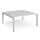 Connex Back To Back Desks - White - NWOF