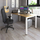 Connex Single Desk - Grey Oak - NWOF
