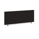 Straight Desktop Fabric Screen - Charcoal - Flogit2us.com