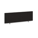 Straight Desktop Fabric Screen - Charcoal - Flogit2us.com