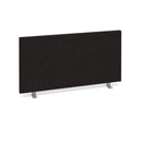 Straight Desktop Fabric Screen - Charcoal - Flogit2us.com