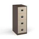Steel Contract Filing Cabinet - Coffee & Cream - Flogit2us.com