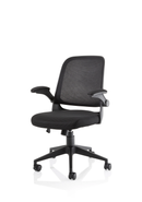 Crew Task Operator Mesh Chair With Folding Arms - NWOF