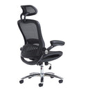 Curva High Back Mesh Chair - Black - Flogit2us.com