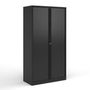 Bisley Systems Tambour Cupboard - Black - Flogit2us.com