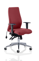 Onyx Ergo Posture Chair Bespoke Fabric With Arms - NWOF