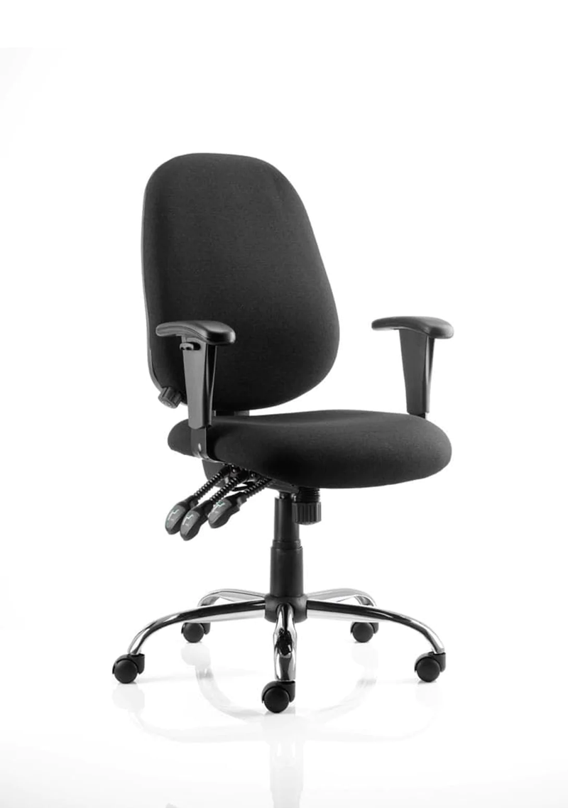Lisbon Operator Chair With Adjustable Arms - NWOF