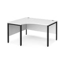 Maestro 25 Ergonomic Desk With Bench Leg - White - NWOF