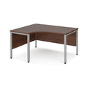 Maestro 25 Ergonomic Desk With Bench Leg - Walnut - NWOF