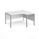 Maestro 25 Ergonomic Desk With Bench Leg - White - NWOF