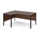 Maestro 25 Ergonomic Desk With Bench Leg - Walnut - NWOF