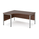 Maestro 25 Ergonomic Desk With Bench Leg - Walnut - NWOF