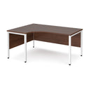 Maestro 25 Ergonomic Desk With Bench Leg - Walnut - NWOF