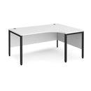 Maestro 25 Ergonomic Desk With Bench Leg - White - NWOF