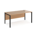 Maestro 25 800mm Deep Straight Desk With Bench Leg - Beech - NWOF
