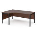 Maestro 25 Ergonomic Desk With Bench Leg - Walnut - NWOF
