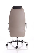 Mien Black & Mink Executive Leather Office Chair - NWOF