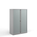 Bisley Systems Tambour Cupboard - Grey - Flogit2us.com