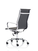Nola High Back Black Bonded Leather Executive Chair - NWOF