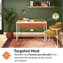 Ökoform Miniöko 1200x600mm Heated Desk - Black - Flogit2us.com