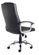 Somerset High Back Managers Chair - Black Leather Faced - Flogit2us.com