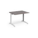 TR10 800mm Deep Straight Desk - Grey Oak - NWOF