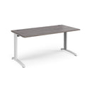 TR10 800mm Deep Straight Desk - Grey Oak - NWOF