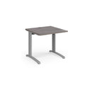 TR10 800mm Deep Straight Desk - Grey Oak - NWOF