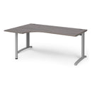 TR10 Ergonomic Desk - Grey Oak - NWOF