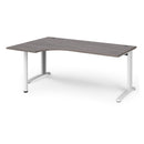 TR10 Ergonomic Desk - Grey Oak - NWOF