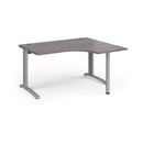 TR10 Ergonomic Desk - Grey Oak - NWOF