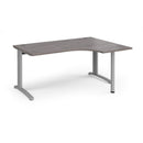 TR10 Ergonomic Desk - Grey Oak - NWOF