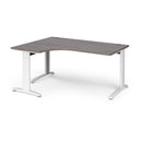 TR10 Deluxe Ergonomic Desk - Grey Oak - NWOF