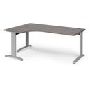 TR10 Deluxe Ergonomic Desk - Grey Oak - NWOF