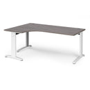 TR10 Deluxe Ergonomic Desk - Grey Oak - NWOF