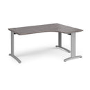 TR10 Deluxe Ergonomic Desk - Grey Oak - NWOF