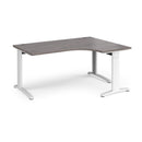 TR10 Deluxe Ergonomic Desk - Grey Oak - NWOF