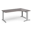 TR10 Deluxe Ergonomic Desk - Grey Oak - NWOF