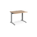 TR10 Height Settable Straight Desk - Beech - NWOF