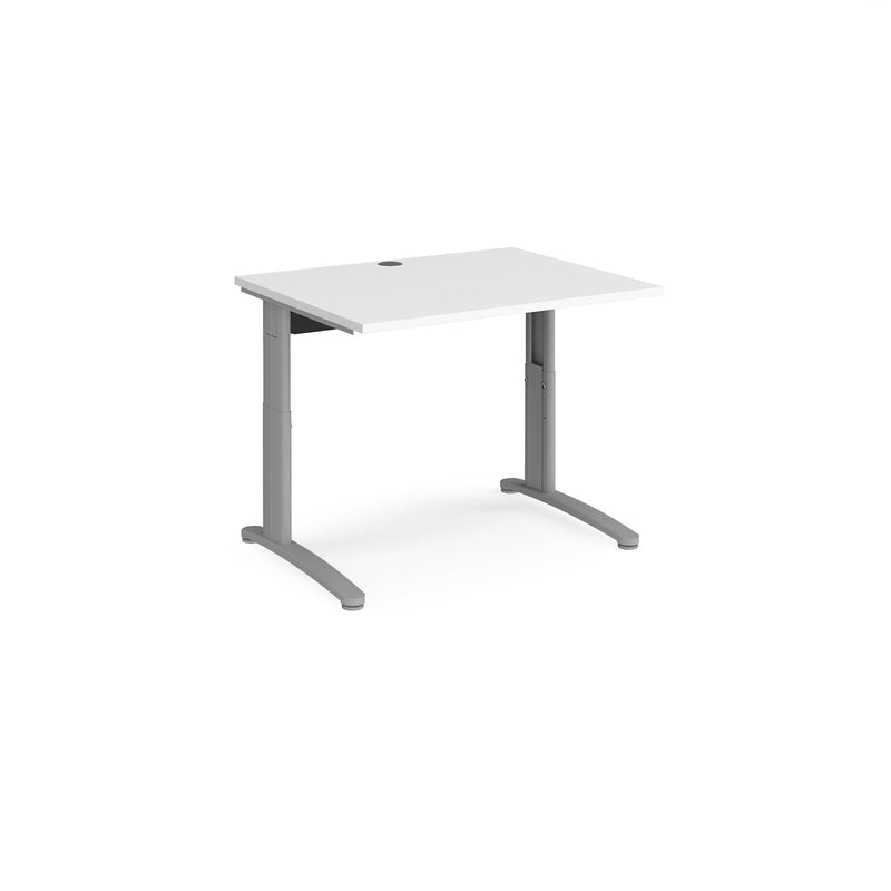 TR10 Height Settable Straight Desk - White - NWOF