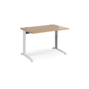 TR10 Height Settable Straight Desk - Beech - NWOF