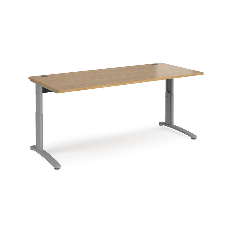 TR10 Height Settable Straight Desk - Oak - NWOF