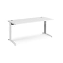TR10 Height Settable Straight Desk - White - NWOF