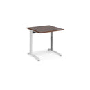 TR10 Height Settable Straight Desk - Walnut - NWOF