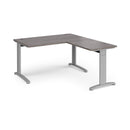 TR10 Desk With Return - Grey Oak - NWOF