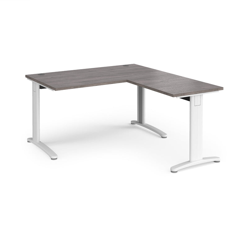 TR10 Desk With Return - Grey Oak - NWOF