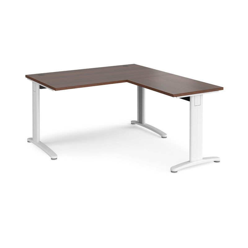 TR10 Desk With Return - Walnut - NWOF