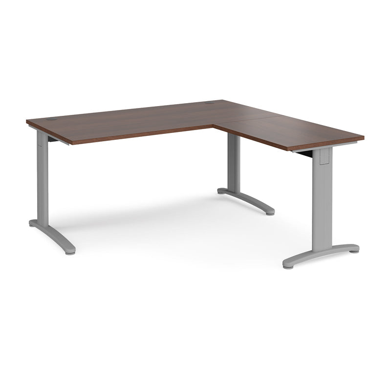 TR10 Desk With Return - Walnut - NWOF