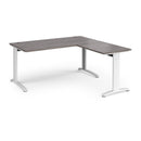 TR10 Desk With Return - Grey Oak - NWOF