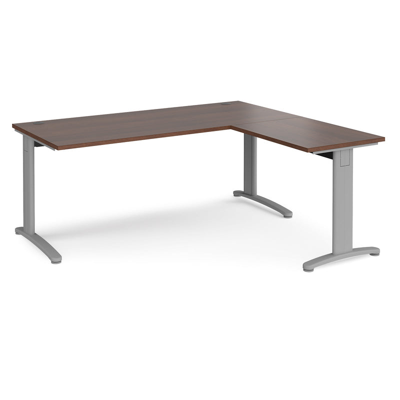 TR10 Desk With Return - Walnut - NWOF